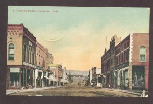 POCATELLO IDAHO DOWNTOWN CENTER STREET SCENE STORES VINTAGE POSTCARD