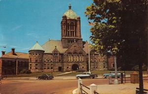 Taunton Massachusetts Bristol Court House Street View Vintage Postcard K33583 