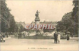 Old Postcard Lyon Carnot Place c
