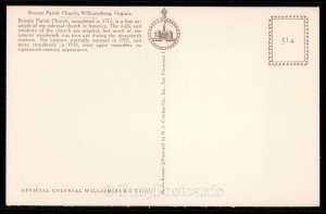 Bruton Parish Church, Williamsburg