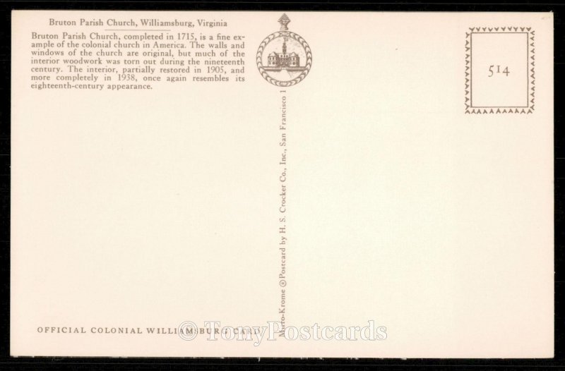 Bruton Parish Church, Williamsburg