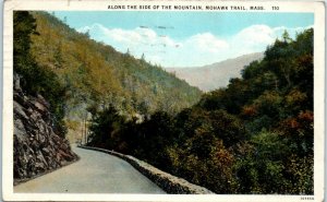 1920s Along the Side of the Mountain Mohawk Massachusetts Postcard