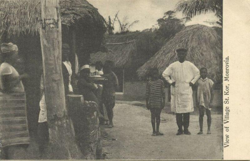 liberia, MONROVIA, Village St. Kor, Natives (1910s)