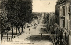 CPA FONTENAY-le-COMTE - Rues Turgot et de la Republique (637319)