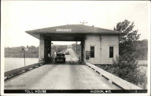 Hudson Wisconsin WI Highway Toll House Real Photo RPPC Vintage Postcard