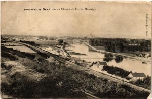 CPA Panorama de SENS pris du Chemin de Fer de Montargis (358206)