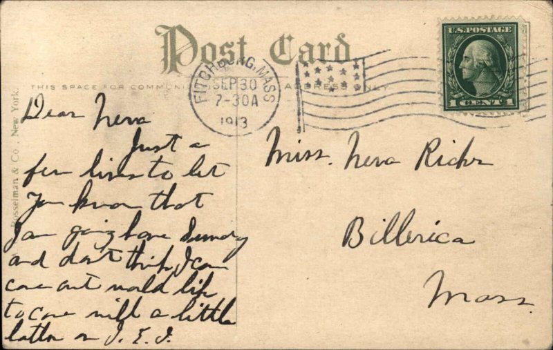 Narragansett Bay Rhode Island RI Steamboat Landing c1910 Vintage Postcard