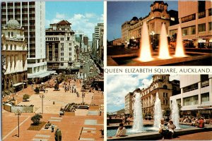 Queen Elizabeth Square Auckland New Zealand Postcard