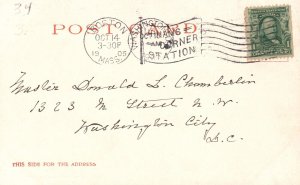 1905 Faneuil Hall Marketplace Meeting Hall Boston Massachusetts Posted Postcard
