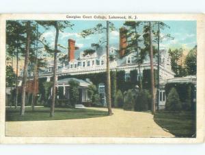 Bent Corner W-Border Georgian Court College - Lakewood New Jersey NJ E1966