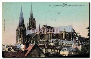 Old Postcard Chartres Cathedrale The East Coast
