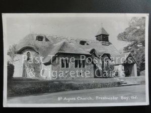 Isle of Wight: St. Agnes Church, Freshwater Bay RP c1964 - Pub by H K Merwood