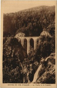 CPA road neck of allos - the viaduct and the Cascade (1208427) 