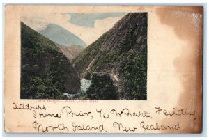 1905 Otira Gorge West Coast Road North Island New Zealand Posted Postcard