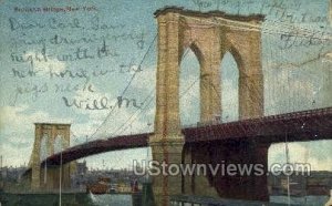 Brooklyn Bridge in New York City, New York