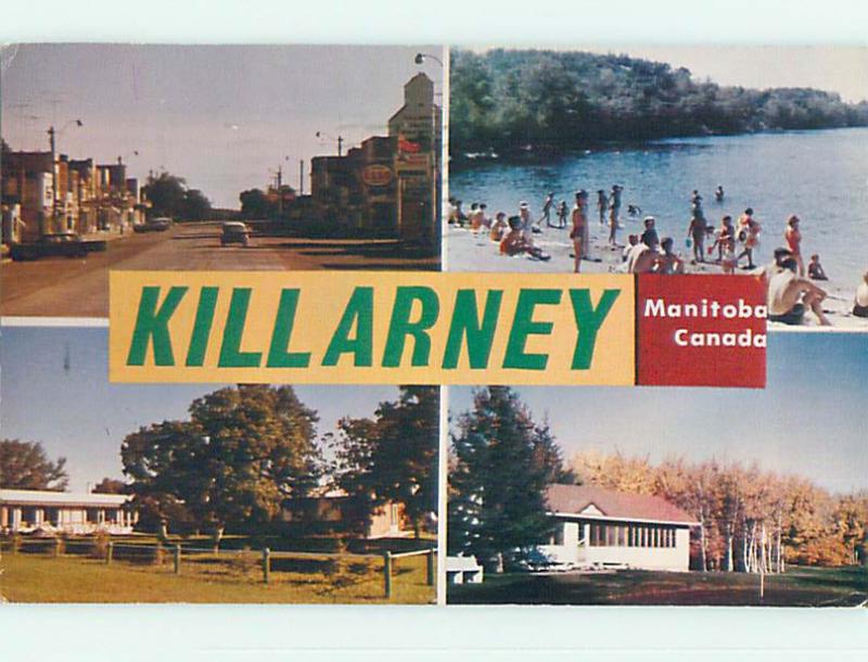 Pre-1980 TOWN VIEW SCENE Killarney Manitoba MB p9776