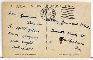 Hotel Green, Danbury, Conn. - Postcard