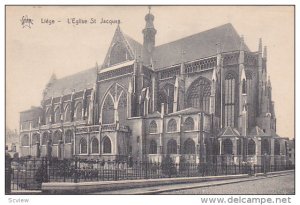 LIEGE, Belgium, 1900-1910's; L'Eglise St. Jacques