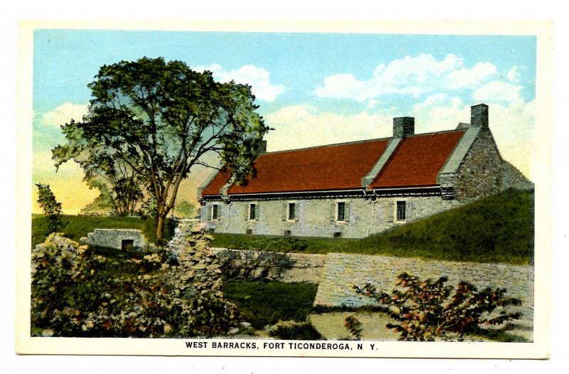 NY -  Ft Ticonderoga. West Barracks