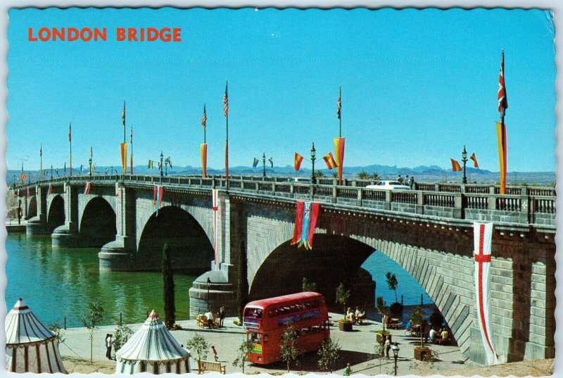 c1970s Lake Havasu City, AZ London Bridge Thames River Replica Landmark 4x6 M22