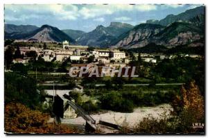 Old Postcard General view Die Drome The Vercors Mountains L & # 39aiguillette...