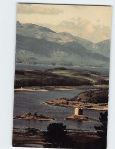 Postcard Castle Stalker, Appin, Scotland