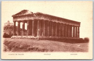 Vtg Athens Greece The Partheon Athenes 1910s View Old Postcard