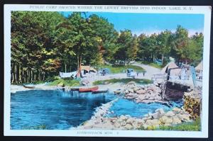 Public Camp Ground Indian Lake NY Adirondack Mts CW Hughes & Co 6