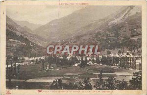 Postcard Old Luz Hautes Pyrenees Vue Generale and Entree de la Vallee Bareges