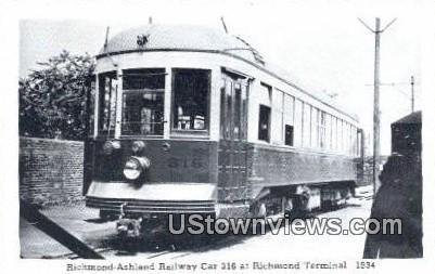 Richmond Ashland Railway Car 316 - Virginia