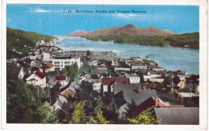 Ketchikan AK Tongass Narrows Aerial 1050s DB MINT 