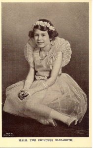 ROYALTY UK Princess Elizabeth, Later Queen Elizabeth II, Young Girl, 1945?