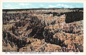 Hell's half acre Sheep Mountain Badlands SD