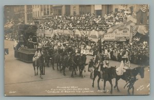 PHILADELPHIA PA 1908 FOUNDERS WEEK CHARLES II ANTIQUE REAL PHOTO POSTCARD RPPC