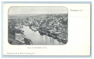 c1900s Head of Providence River, Providence RI Posted Antique PMC Postcard