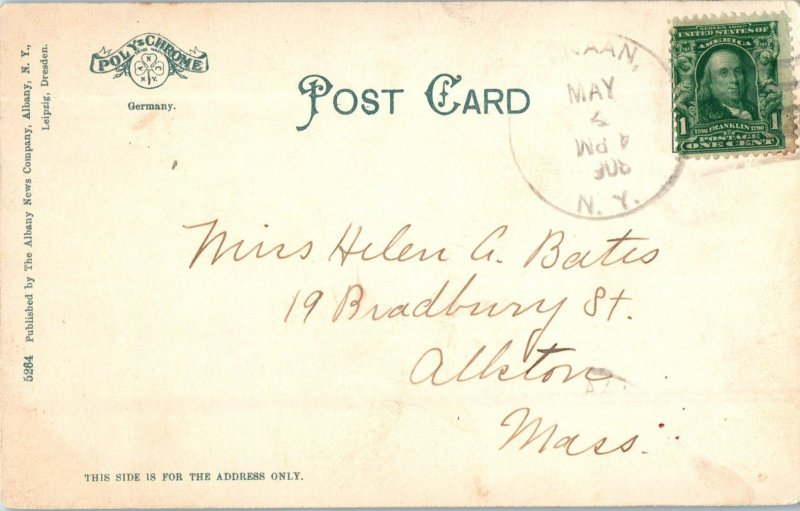 Executive Mansion. Albany, New York Postcard. Posted 1908