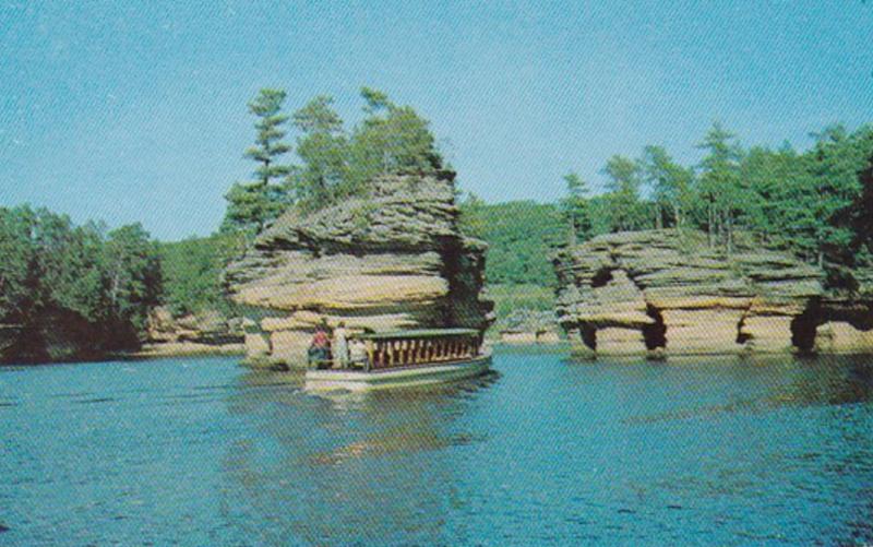 Wisonsin Dells Sugar Bowl Lower Dells Of The Wisconsin River