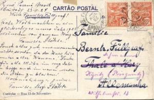 brazil, CURITYBA, Rua 15 de Novembro, Tram Cars (1924) Stamps