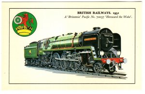 Britannia Hereward the Wake Train, British Railway