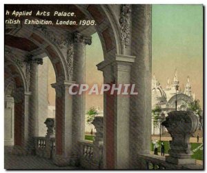 Old Postcard Colonnade London British Applied Arts Palace Franco British Exhi...