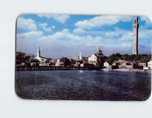 Postcard Waterfront View Of Provincetown Cape Cod Provincetown Massachusetts USA
