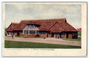 1904 A Typical Philippine Building Louisiana Purchase Expo St. Louis MO Postcard