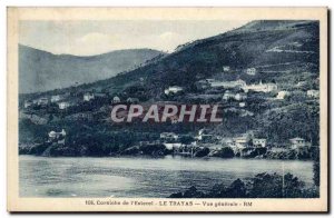 Corniche of & # 39Esterel Old Postcard General view Le Trayas