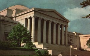 Postcard National Gallery Of Art Rose White Marble Building Washington DC