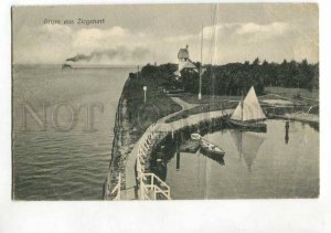 401562 POLAND Trzebiez Gruss aus Ziegenort 1912 year RPPC