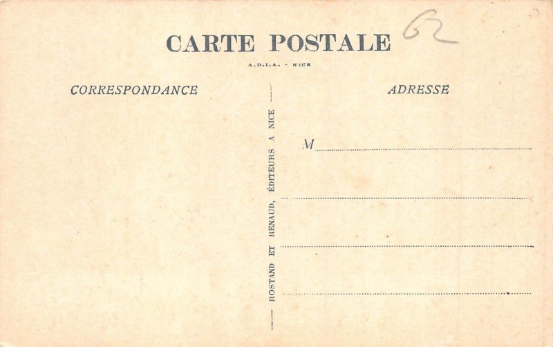 France Menton Cap Martin Un Sous Bois vintage postcard