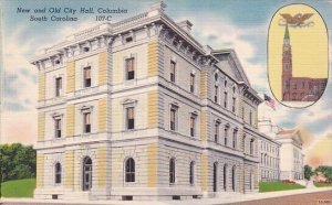 New and Old City Hall Columbia South Carolina