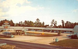 Wilmington North Carolina Marian Motel Street View Vintage Postcard K54175