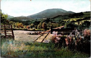 View Ascutney Mountain Antique Postcard UNP DB Unused Germany 