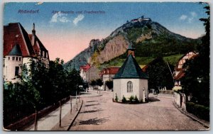 Rhondorf Bad Honnef Germany c1910 Postcard Chapel and Drachenfels Castle